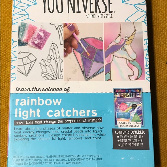 You*Niverse Rainbow Light Catchers Create Sparkling Crystal Window Art - Picture 2 of 4